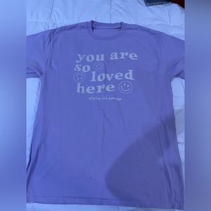 alpha chi omega philanthropy tee